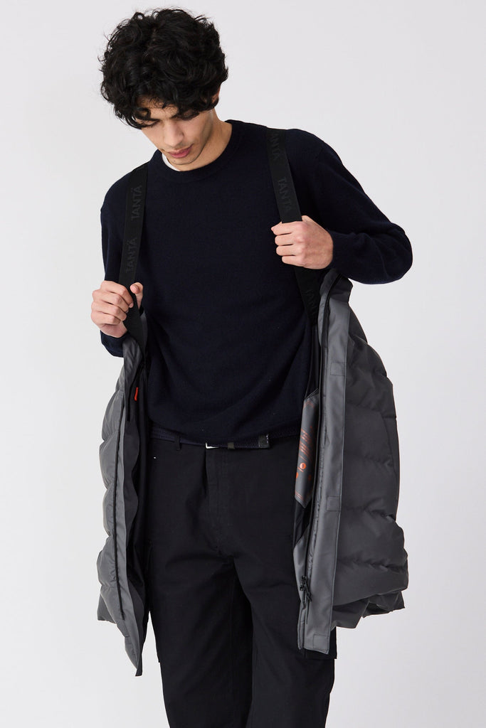 Plumífero Impermeable Hombre Gris Bagyo