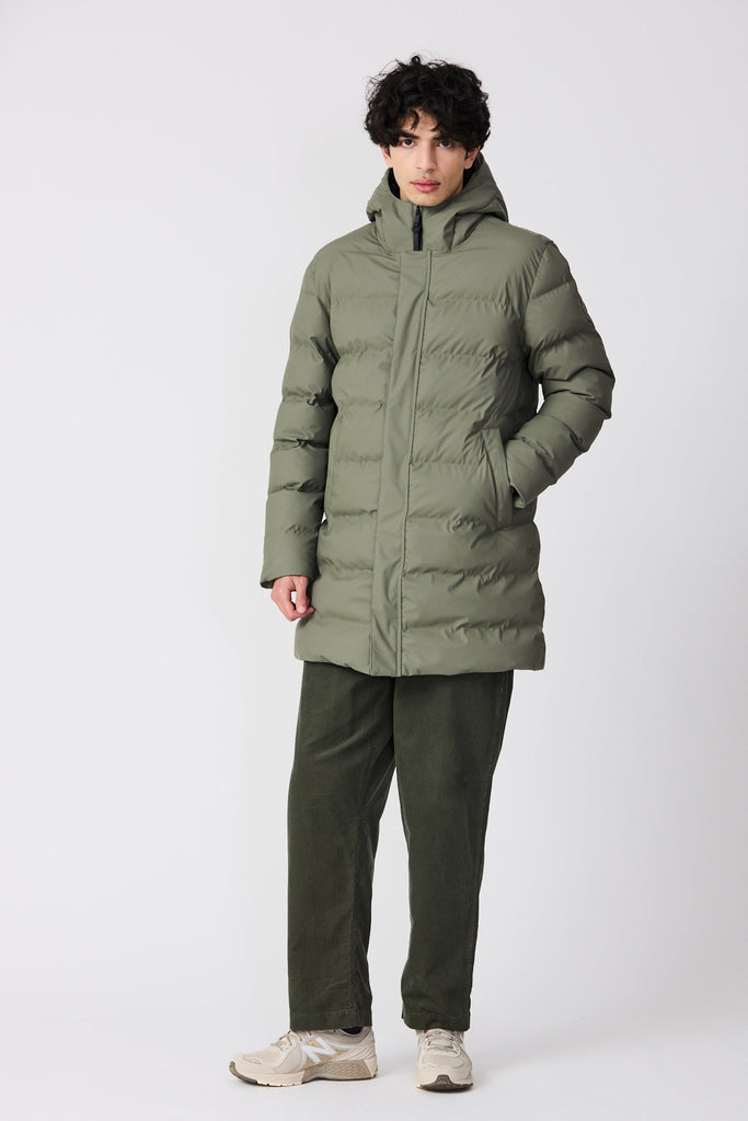 Plumífero Impermeable Hombre Verde Bagyo