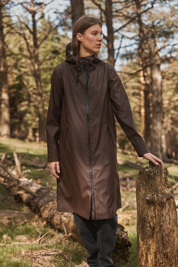 Abrigo Impermeable de Mujer Tantä: Parka Acolchada Pyt. Beis – Tantä  Rainwear