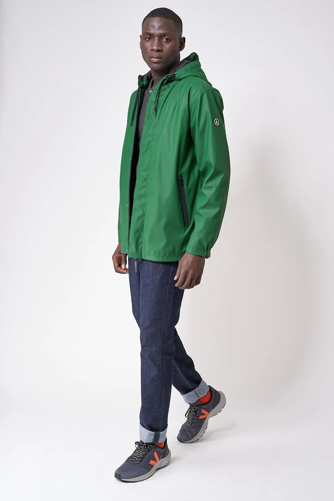 Tantä. Chubasquero ligero Impermeables de Hombre Verde – Tantä Rainwear