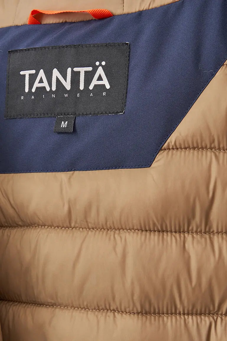 Abrigo impermeable de hombre tipo plumas Tantä Azul Marino – Tantä Rainwear