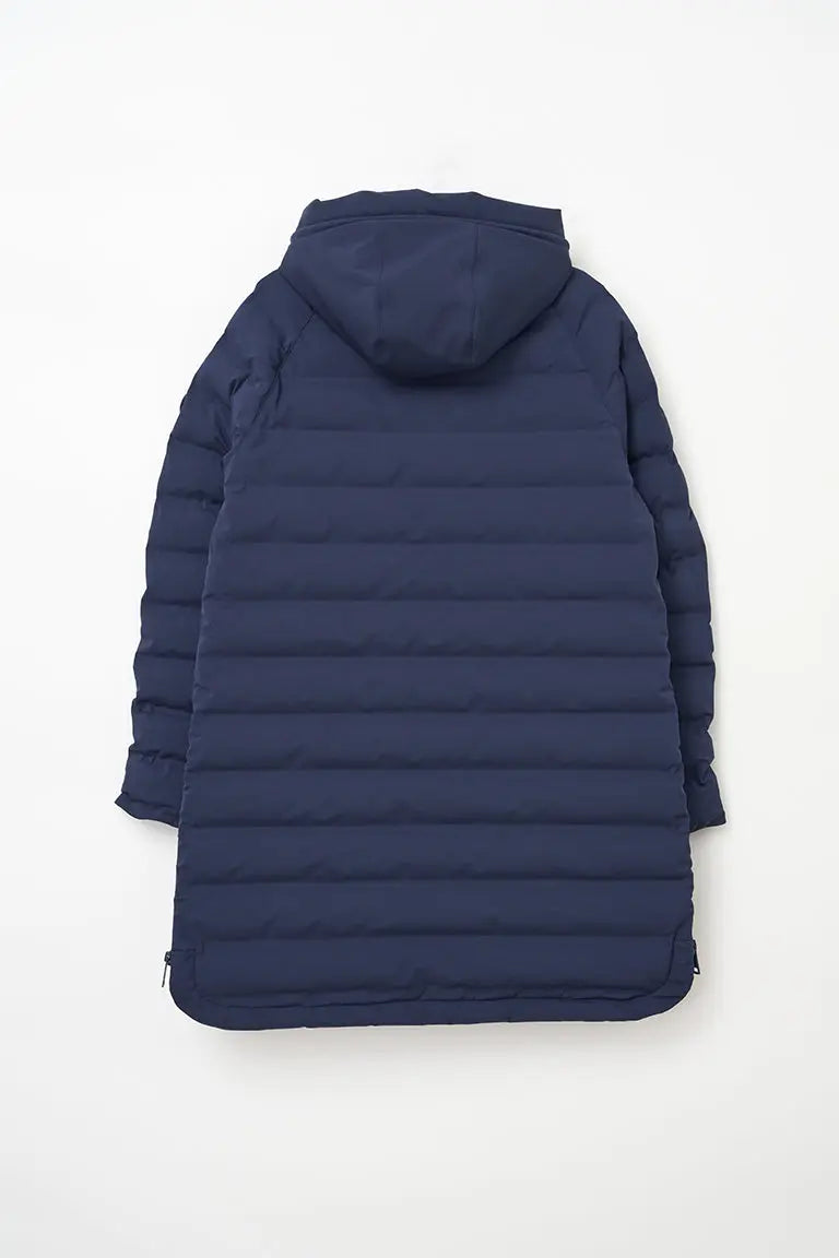 totes Abrigo de invierno para mujer con capucha de piel sintética,  resistente al agua Anorak, Azul (Medium Blue)